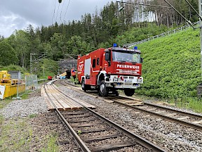 Artikelvorschaubild Aufgleisübung auf der Schwarzwaldbahn