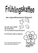 Artikelvorschaubild Frühlingskaffee der Jugendfeuerwehr Peterzell