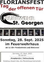 Artikelvorschaubild Festwochenende am 27.9 und 28.9 der Abteilung Stadt