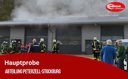 Artikelvorschaubild Erfolgreiche Hauptprobe der Abteilung Peterzell-Stockburg!